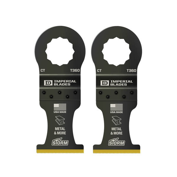 Imperial Blades IBSCT360-2 STORM TiN Carbide Tooth Blade, 1-3/8"