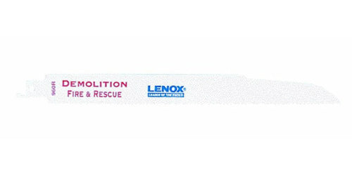 Lenox® 20597960R Demolition Bi-Metal Reciprocating Saw Blades, 10 TPI, 9", 2-Pk