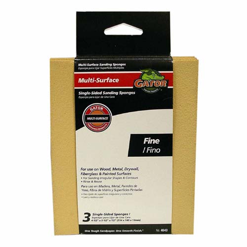 Gator 4643 Premium Sanding Pad, 120 Grit, 4.5" x 5.5"