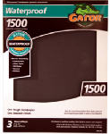 Gator 4470 Waterproof Sanding Sheet, 1500 Grit, 9" x 11"