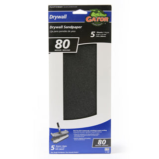 Gator 4486 Precut Drywall Sandpaper, 4.25" x 11.25"