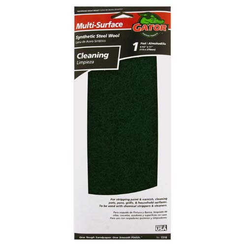Gator 7318 Cleaning & Stripping Pad, 4-3/8" x 11"
