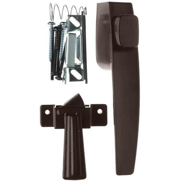 Wright Products™ VF333FB Free-Hanging Push Button Latch, Florida Bronze Finish
