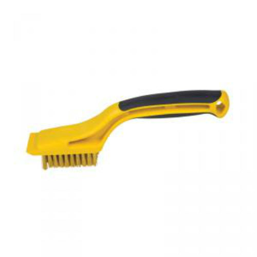 Hyde 46801 Flexible Brass Stripping Brush, 1-1/8" x 2-1/4"