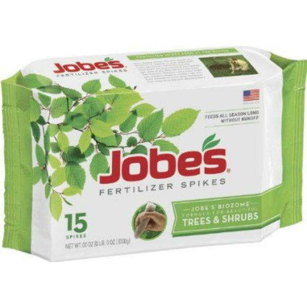 Jobe’s® 01610 Regular Trees & Shrub Fertilizer Food Spikes, 16-4-4, 15-Pack