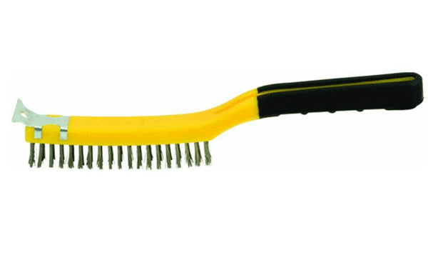 Hyde® 46810 Stainless Steel Stripping Brush with Scraper, 1/2" x 5-1/4"