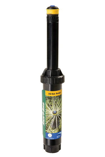 Rain Bird 22SA-F Rotor Sprinkler Full-Circle Spray Pattern, 360°, 17'-24'
