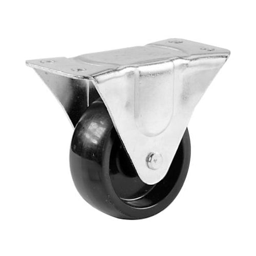 Shepherd Hardware 9396 Rigid Plate Caster with Polypropylene Wheel, 2"