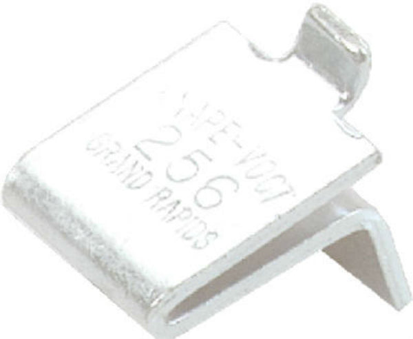 Knape & Vogt® 256S-P-WH Shelf Support Clips, White, 12-Pack