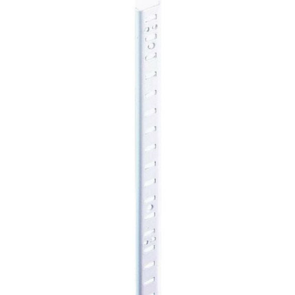 Knape & Vogt® PK255-WH-48 Pilaster Strip Standard, 255-Series, 4' x 5/8'', White