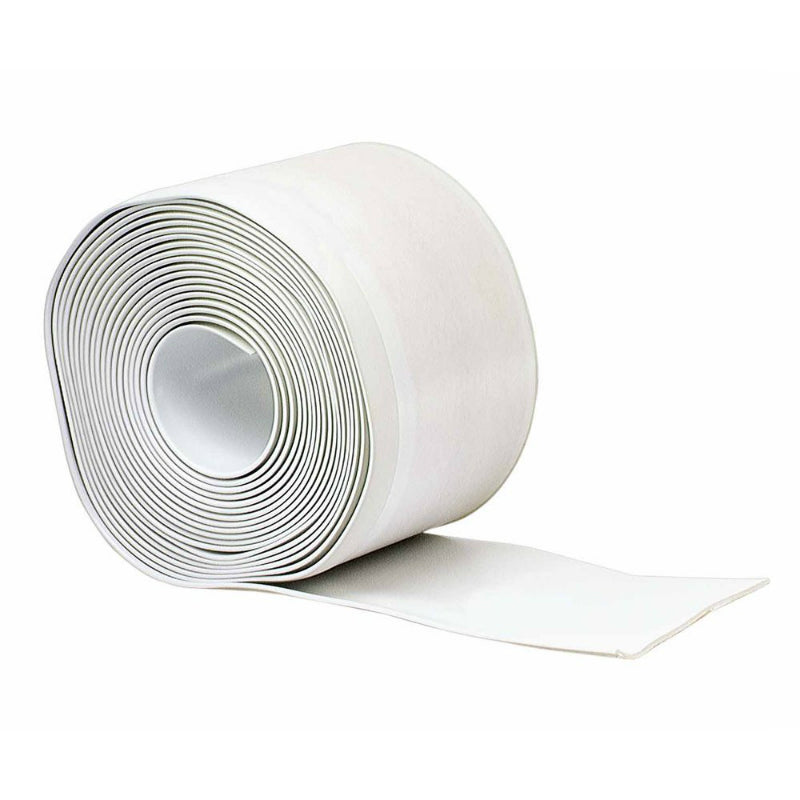 M-D® Building 93203 Adhesive Back Vinyl Cove Wall Base Roll, 4" x 20', White