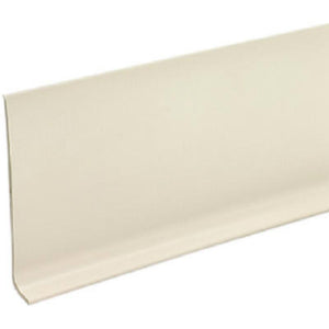 M-D® Building 75275 Vinyl Cove Wall Base with Dry Back, 4" x 4', Almond