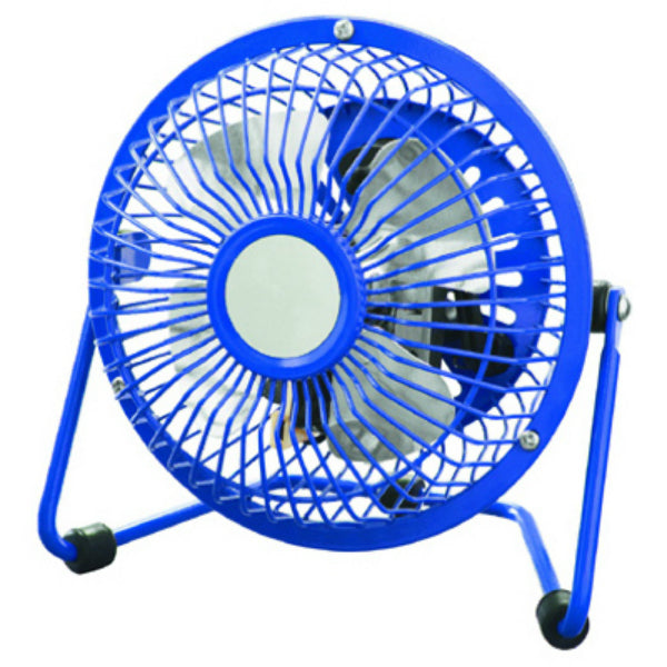 Westpointe FE10-CDB High Velocity Personal Fan, Blue, 1-Speed, 4"