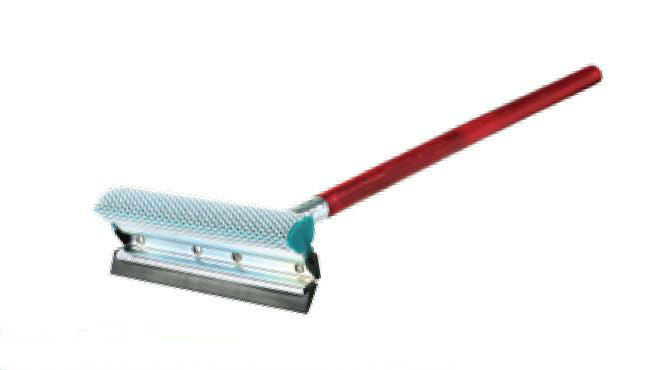 Mallory® 8NY-24A Deluxe 8" Metal Professional Head with 24" Wood Handle Squeegee