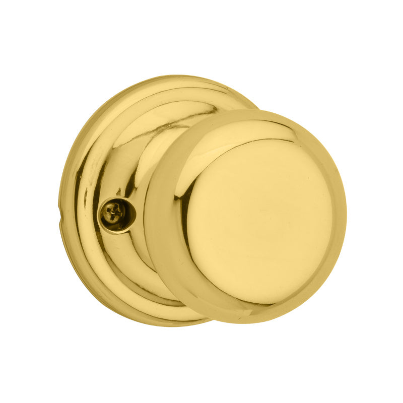 Kwikset® 788J-3-CP Signature Series Juno Dummy Knob, Polished Brass