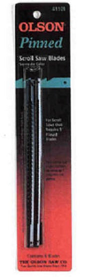 Olson Saw FR42401 Pin End Scroll Saw Blade, 18.5 TPI , 6-Pack