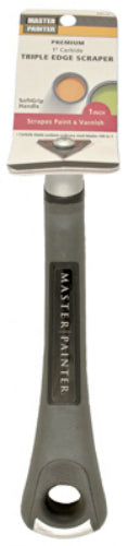 Master Painter CBS10 Soft Grip Carbide Scraper, 1", Hammer End