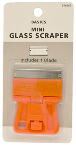 Master Painter GSM Basics Mini Glass Scraper with 1 Blade