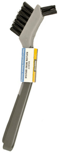 Master Painter NMB Nylon Bristles Mini Wire Brush, Soft Grip Handle
