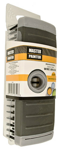 Master Painter SB619 Steel Wire Block Brush, 6 x 19 Row
