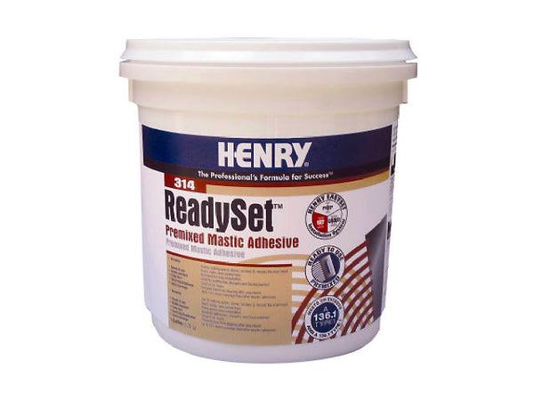 HENRY® 12256 #314 ReadySet™ Premixed Mastic Adhesive, Gallon
