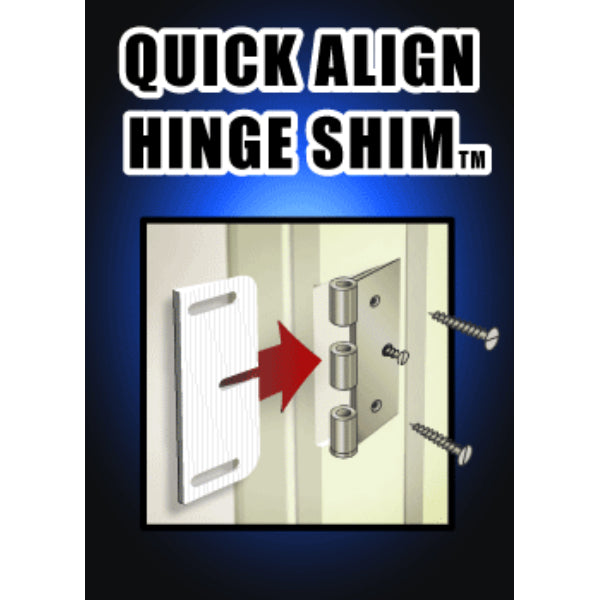 EZ-Shim™ HS450BP Quick Align Hinge Shim for 4.5" Door Hinges, 15-Count