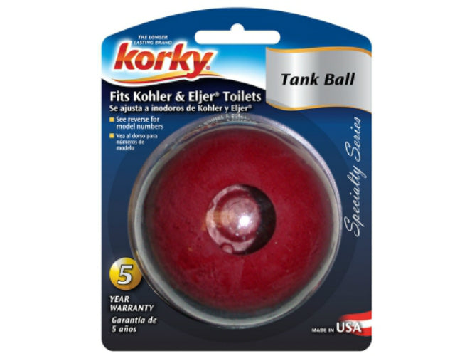 Korky® 425BP Kohler® & Eljer® Tank Ball, Red