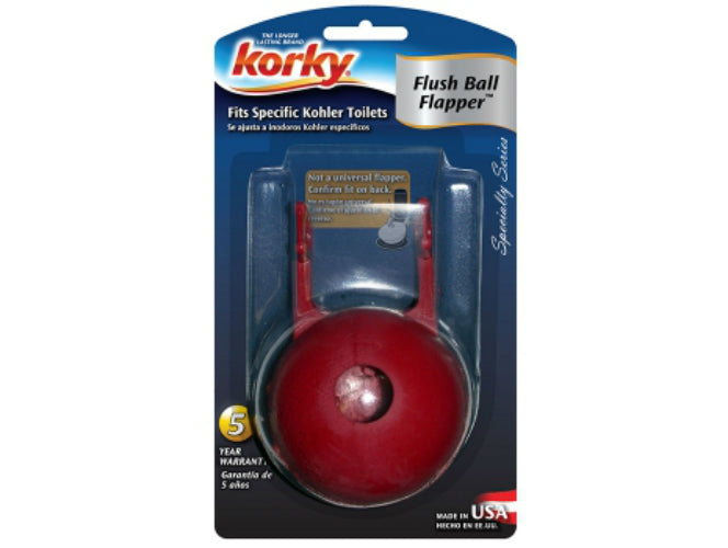 Korky® 58BP Flush Ball For Kohler® Toilet Repairs,, Red