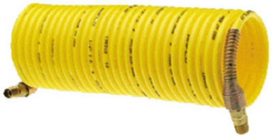 Amflo® 4-25E-RET Nylon Recoil Air Hose, Yellow, 1/4" x 25'