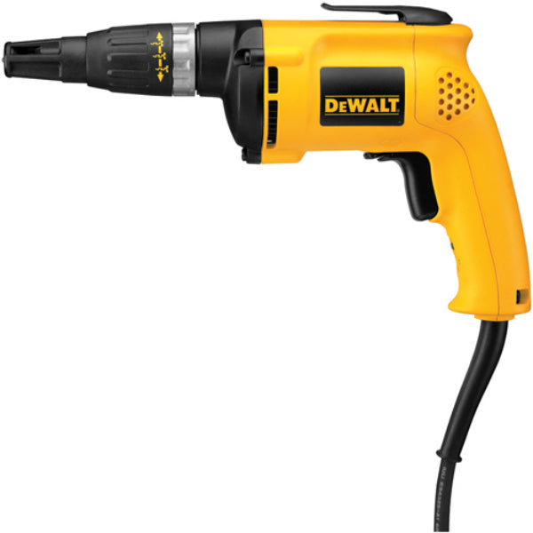 DeWalt® DW255 Heavy-Duty Variable Speed Reversing Drywall Screwdriver, 5300 RPM, 6A