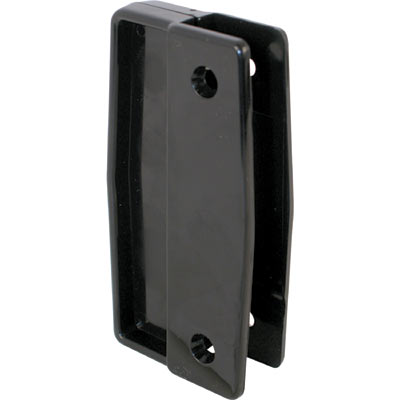 Slide-Co 12209 Non-Handed Sliding Screen Door Pull Set, Black Plastic
