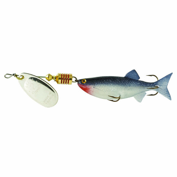 Mepps C2M-S Comet Mino Silver Minnow with Gold Spoon, #2 (1/4 Oz)