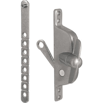 Slide-Co 17370 Universal Louvre Window Operator with T Crank, Aluminum Finish