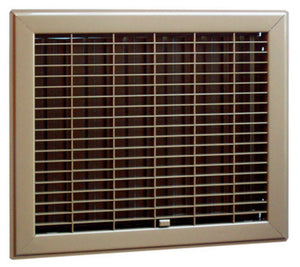 AmeriFlow® 400B10X12 Heavy Duty Steel Gravity Floor Register, Brown, 10" x 12"