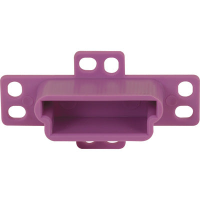 Slide-Co 22844 Plastic Drawer Track Backplate, 1-1/4", Purple