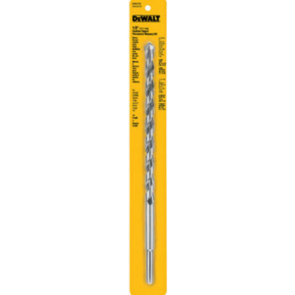 DeWalt® DW5236 Carbide Tipped Premium Percussion Masonry Drill Bit, 1/2" x 12"