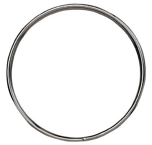 Hy-Ko KB112 Split Key Ring, 3", 25-Pack