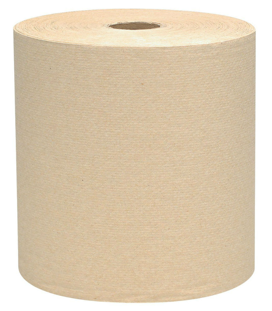 Scott® 04142 Hard Roll Paper Hand Towels, Brown, 1-Ply, 8" x 800', 12-Pack