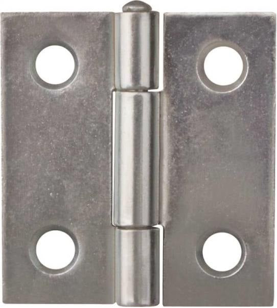 Prosource LR-047-PS Cabinet Hinges, Zinc Plated, 1" x 1"
