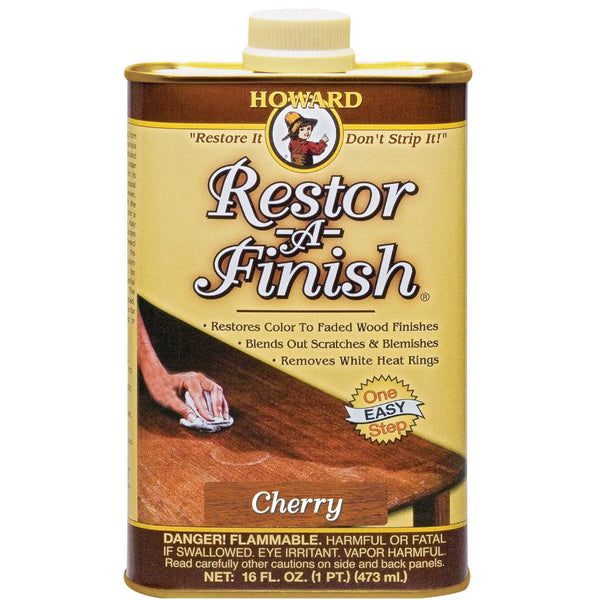 Howard RF9016 Restor-A-Finish® Wood Finish Restorer, Cherry, 16 Oz