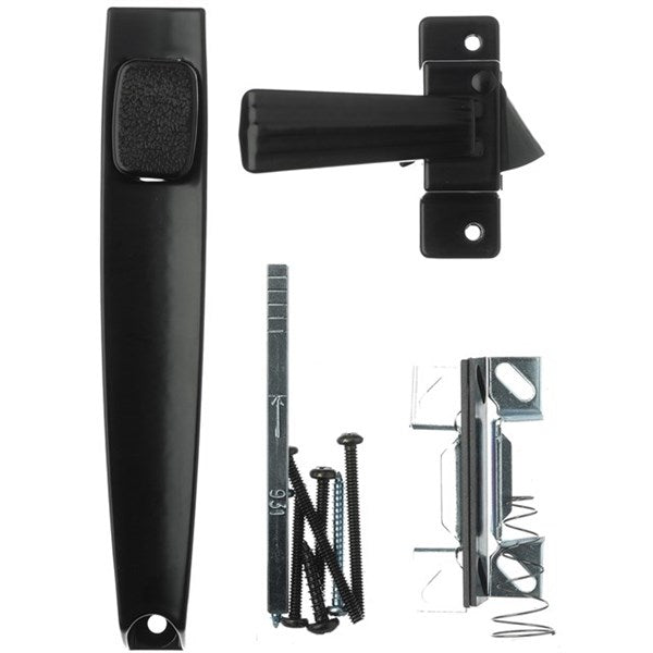 Wright Products® V333BL Tie-Down Push Button Latch, Black Finish
