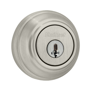 Kwikset® 980-15-SMT-CP-K4 Signature Single Cylinder Deadbolt, Satin Nickel
