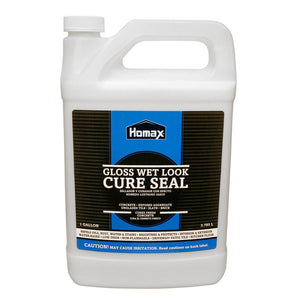 Homax® 0613 Gloss Wet Look Concrete Cure Seal, 1 Gallon