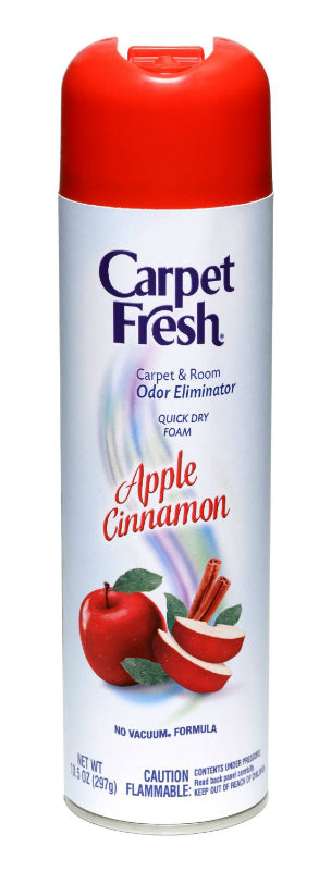 Carpet Fresh 280075 No Vacuum Foam, 10.5 Oz, Apple Cinnamon Scent