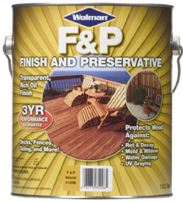 Wolman Cedar Tone F&P Premium Wood Finish & Preservative, 1-Gallon