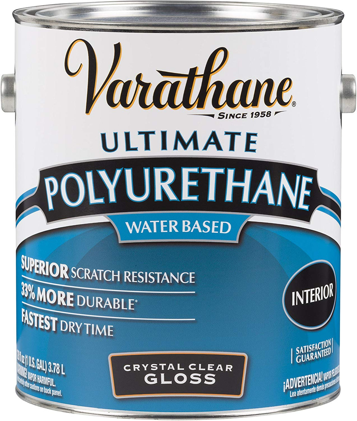 Varathane 200031 Interior Water-Based Polyurethane, 1 Gallon