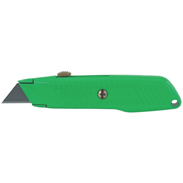Stanley® 10-179 High Visibility Retractable Utility Knife, 5-7/8", Green