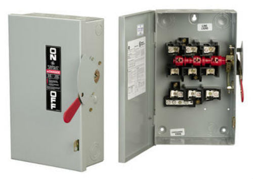 GE TG3221R General Duty Safety Switch, 30A