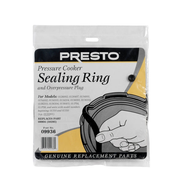 Presto 09936 Pressure Cooker Sealing Ring with Automatic Air Vent