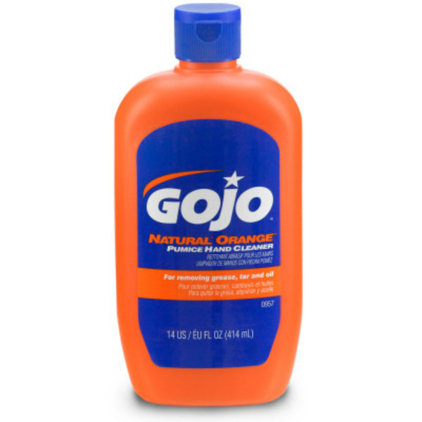 Gojo® 0957-12 Natural Orange™ Pumice Hand Cleaner, 14 Oz